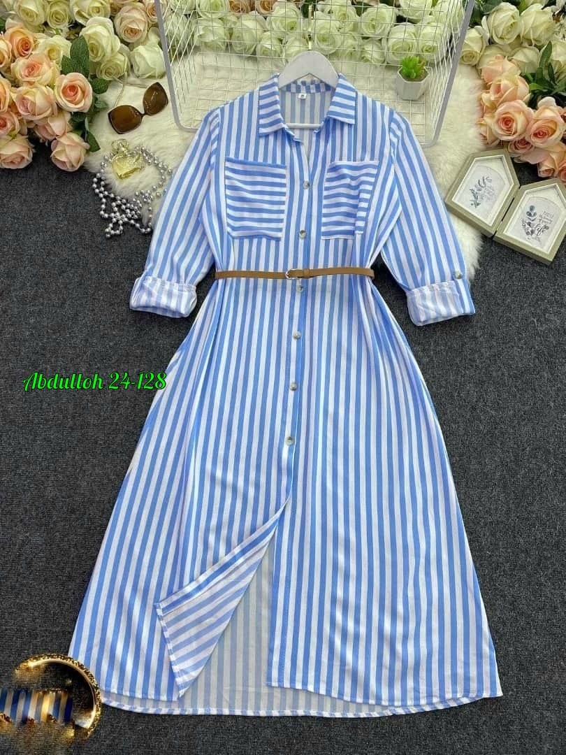 платье рубашка в полоску,летнее платье рубашка,платье рубашка,платье на лето,платье рубашка миди длины