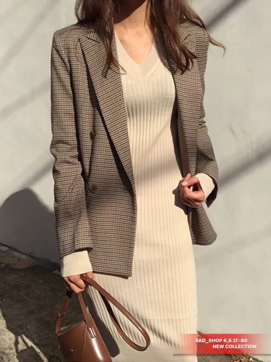 клетчатый блейзер,пиджак женский удлиненный,блейзер женские,жакет с длинным рукавом,женский блейзер в клетку