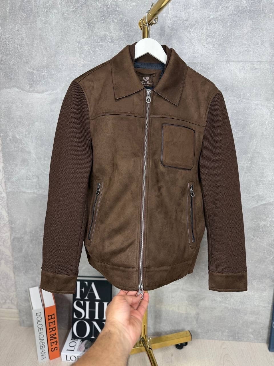 куртка кожаная,замшевая куртка,куртка коричневая,куртка,мужская повседневная деловая верхняя меховая куртка в стиле тома форда