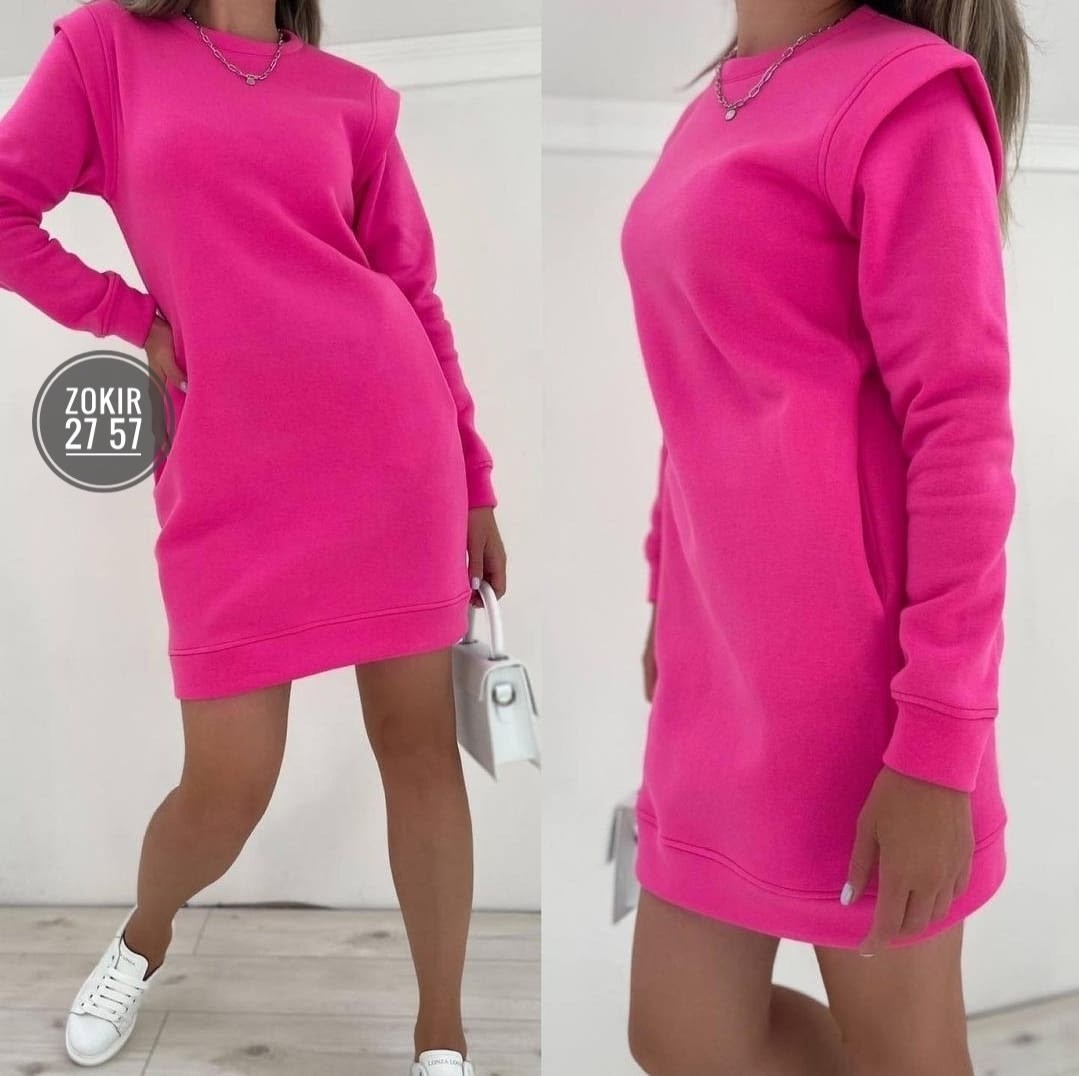 платье-худи женское теплое на флисе,флисовое платье для женщин,платье женское,женское платье ткань флис,туника женская