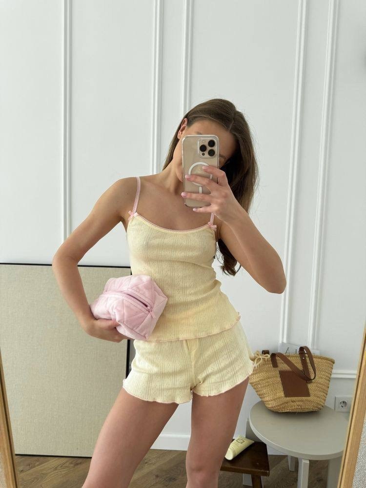 пижама комплект,пижама шортами,пижама женская,комплект женской пижамы,пижамный комплект с шортами