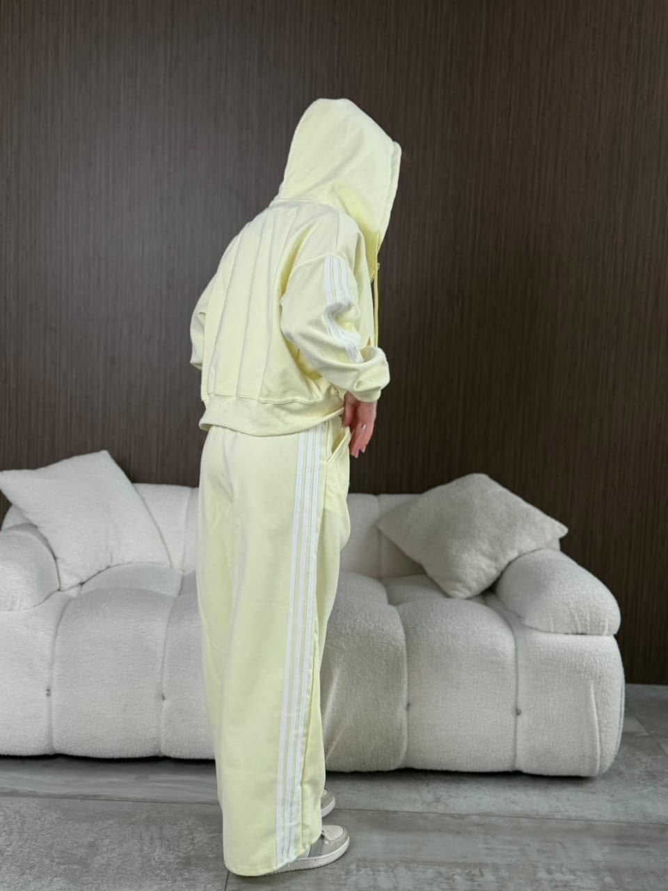 костюм спортивный женский,костюм со штанами,стильные костюмы,костюм спортивный со штанами палаццо и зип худи micca 362768683,костюм женский