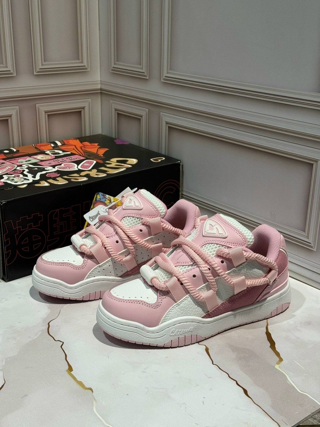 розовые кроссовки,кроссовки дутыши cat sofa розовые,женские кроссовки,дутые кроссовки,кроссовки молодежные