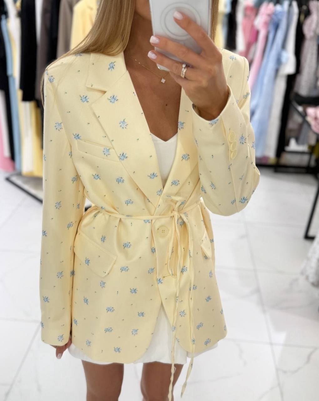 пиджак с цветочным принтом,пиджак женский,пиджак,пиджак с принтом,пиджак ткань