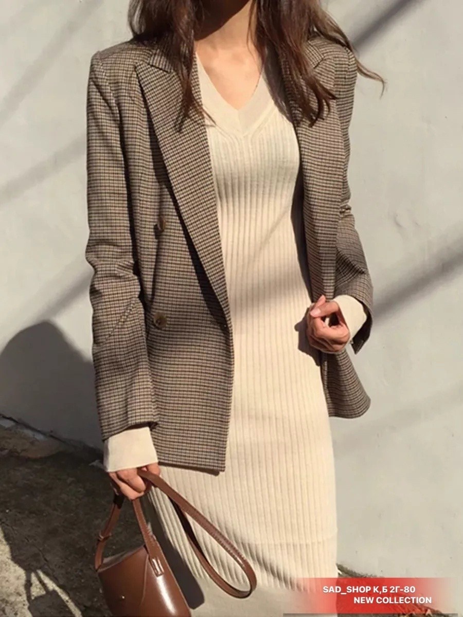 клетчатый блейзер,пиджак женский удлиненный,блейзер женские,жакет с длинным рукавом,женский блейзер в клетку