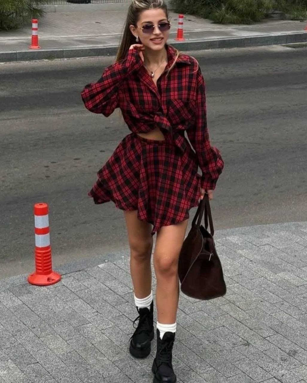 костюм с юбкой и рубашкой,костюм в клетку,рубашка с юбкой,костюм двойка с юбкой и рубашкой повседневный,костюм с юбкой в клетку