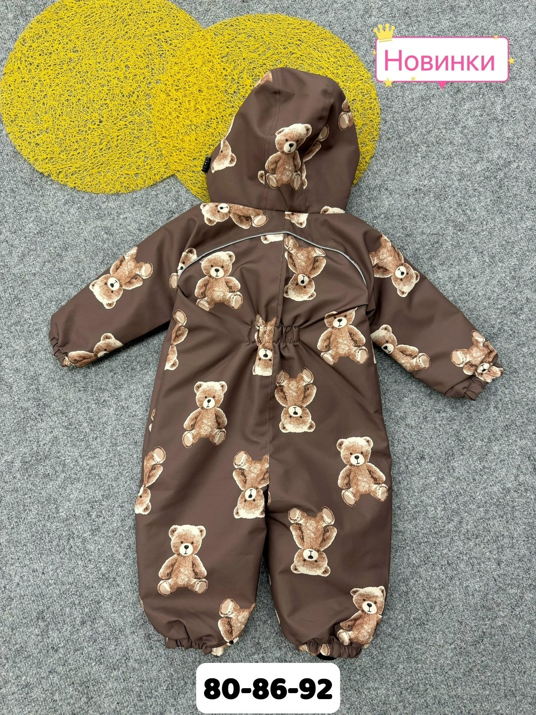 демисезонный комбинезон,комбинезон misha lassie размер 104 шоколадно-коричневый,комбинезон утепленный misha lassie размер 86 коричневый,детский комбинезон,комбинезон misha lassie размер 98 темно-корич