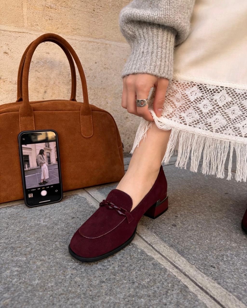 loafer ayakkabı,эконика лоферы бордовые,бордовые туфли,модная ,обуви