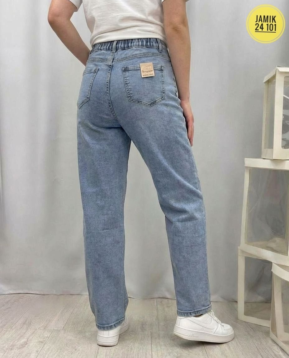 джинсы женские,джинсы мом,женские джинсы мом,джинсы,джинсы женский look of young голубой бананы мом