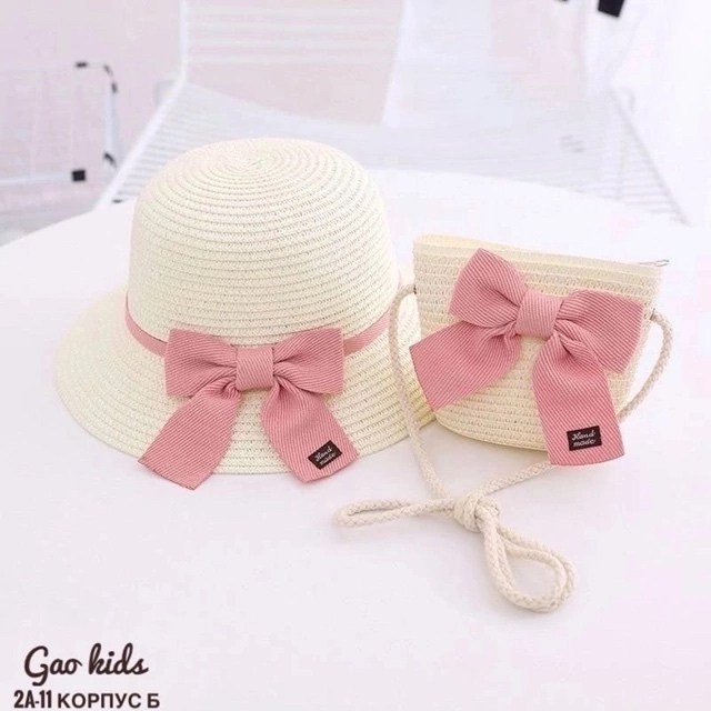 соломенная шляпка детская,соломенная шляпа с сумочкой,детская соломенная шляпа с сумкой,детская соломенная шляпа с сумочкой,летняя соломенная шляпа