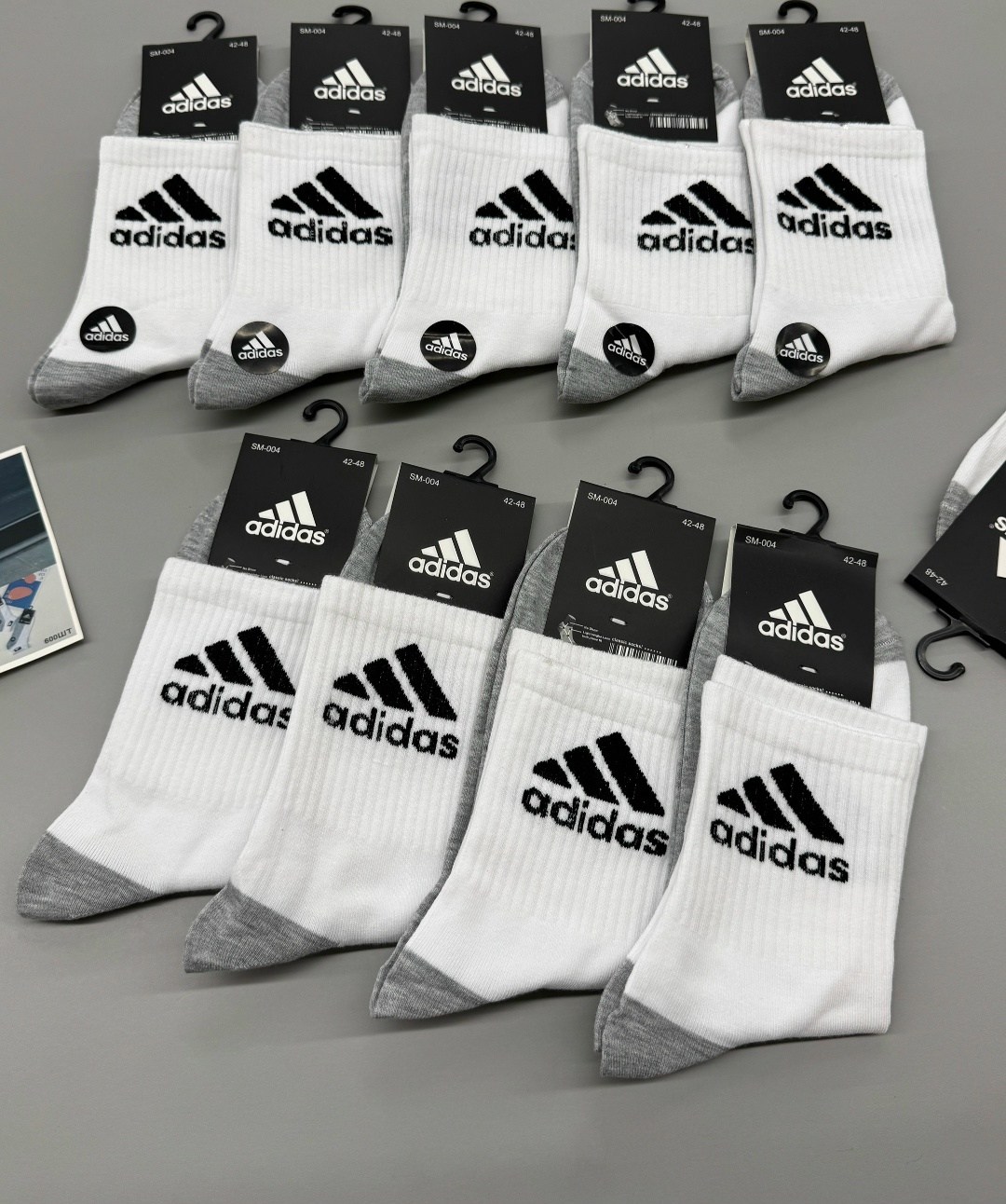 носки мужские adidas,комплект носков adidas,мужские короткие носки набор,носки adidas,носки адидас