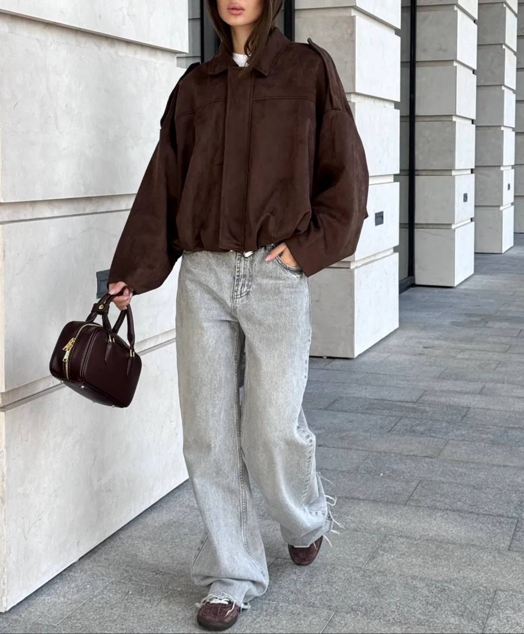 модные образы,замшевая куртка,мода стиль,коричневая куртка