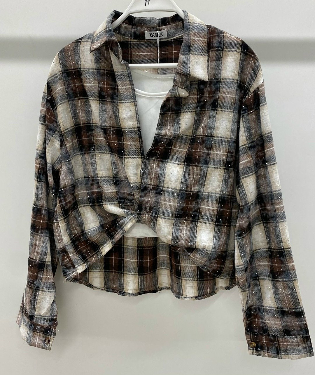 женская рубашка в клетку,рубашка в клетку оверсайз варенка umalook,рубашка в клетку,женская рубашка,рубашка оверсайз в клетку теплая