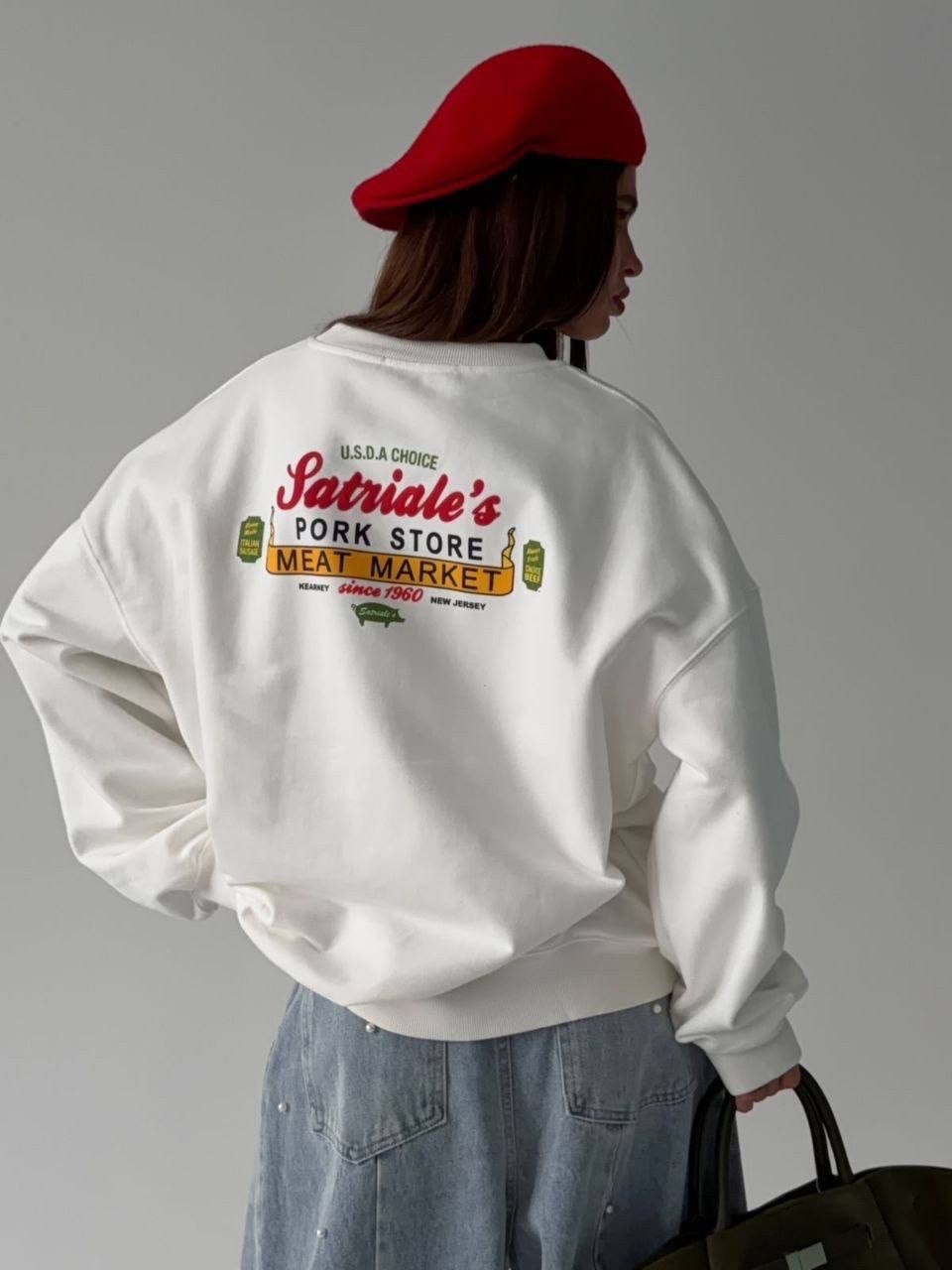 оверсайз свитшот с принтом,оверсайз свитшот женский,cвитшот оверсайз,свитшот женский,женский оверсайз свитшот miu miu красного цвета