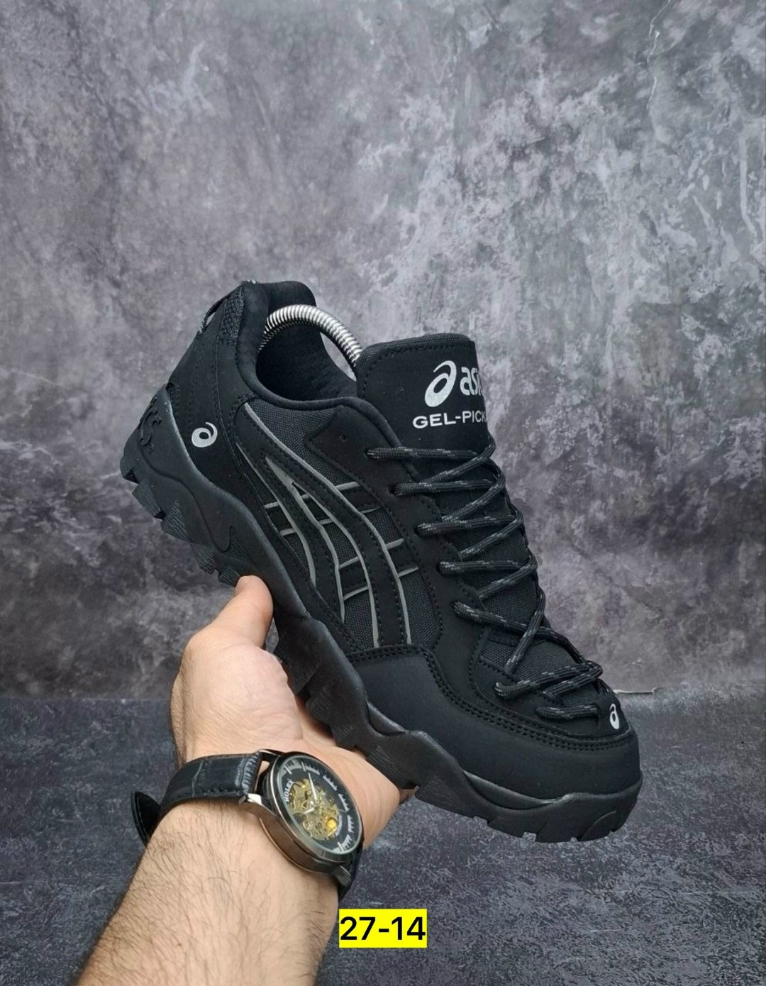 кроссовки-gel-pickax asics,мужские кроссовки asics,кроссовки asics gel-pickax black,,кроссовки asics gel
