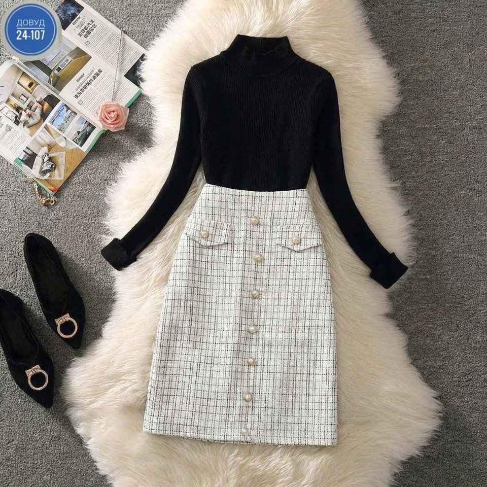 твидовый жилет женский,твидовый сарафан,твидовый сарафан женский,сарафан в клетку,юбка с кофтой