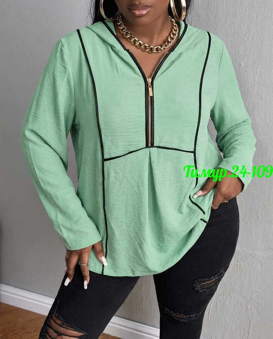 кофта женская,толстовка женская,туника женская,повседневная кофта, больших размеров
