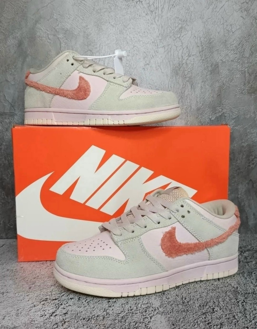 nike dunk low fossil rose,кроссовки женские nike dunk low,кроссовки nike dunk low,кроссовки nike dunk low premium 'fossil rose', белый,кроссовки