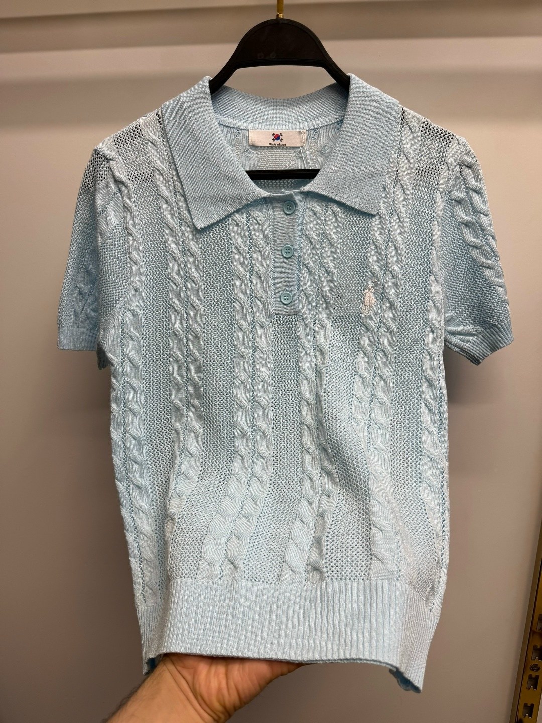 вязаные свитера,джемпер голубой,женская кофточка,свитер поло,вязаное поло