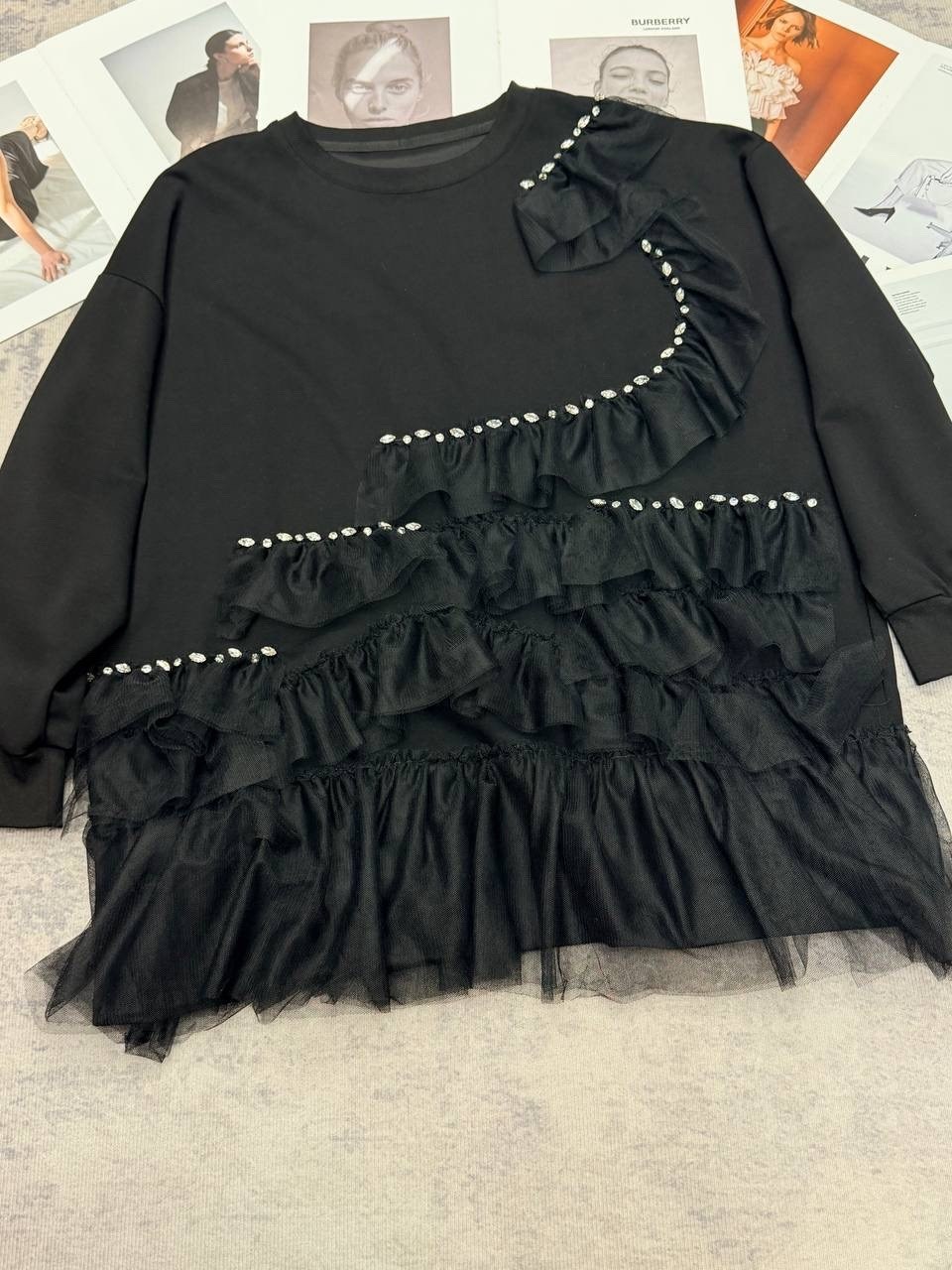 платье,платье черное,платье с оборками,,платье туника