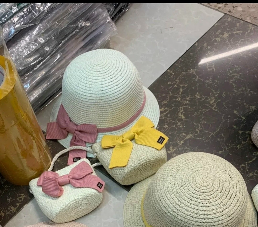 соломенная шляпка детская,соломенная шляпа с сумочкой,детская соломенная шляпа с сумкой,детская соломенная шляпа с сумочкой,летняя соломенная шляпа