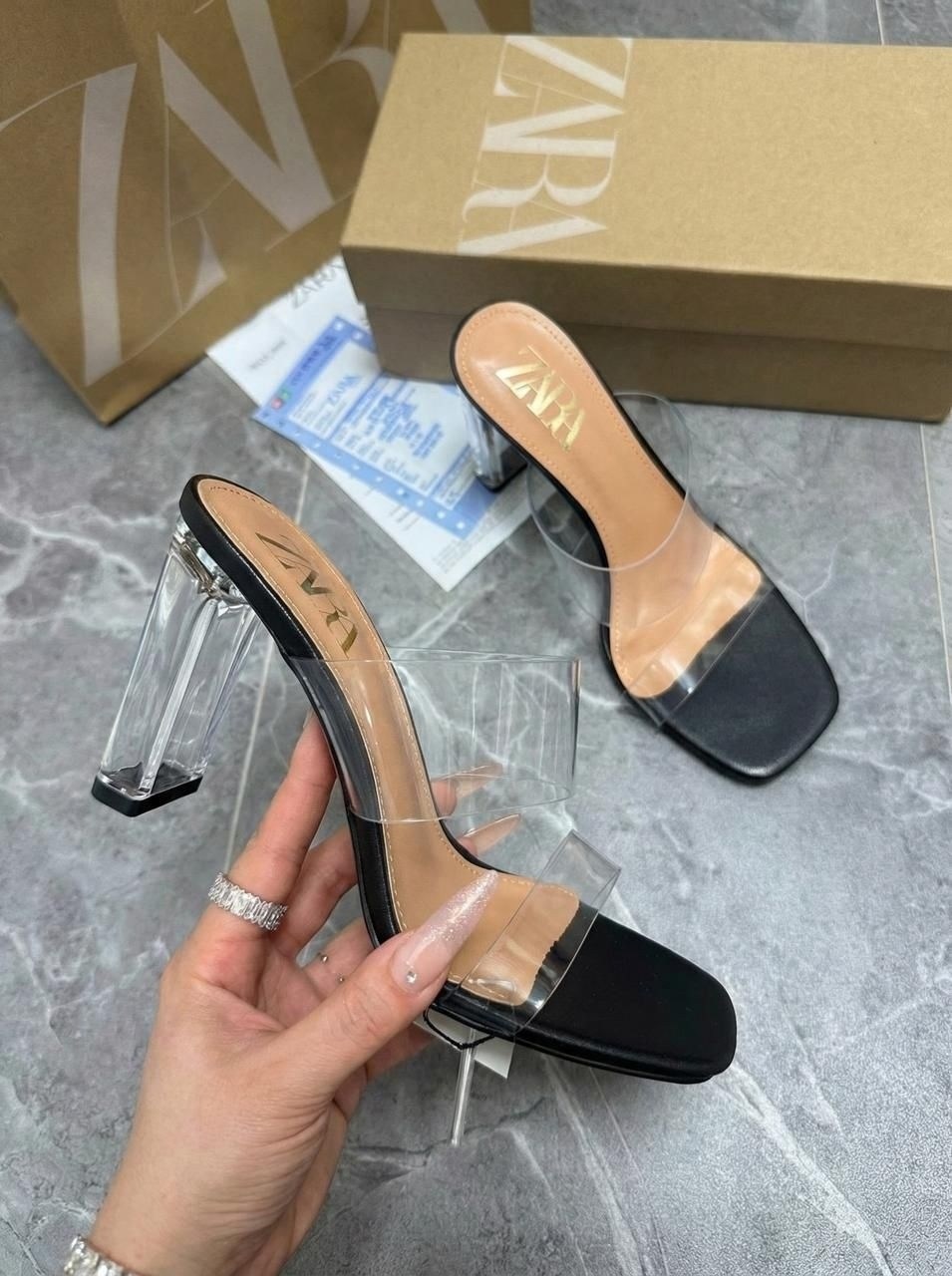 ,босоножки zara,женские босоножки,прозрачные босоножки,босоножки на каблуке