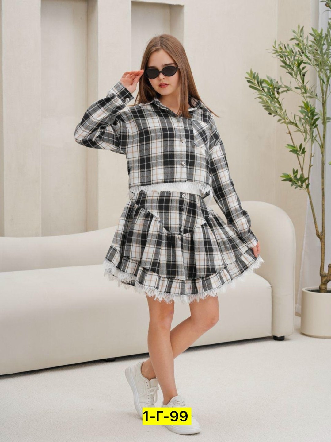 платье в клетку,платье для девочки в клетку,рубашка девочки,костюм с юбкой,костюм женский