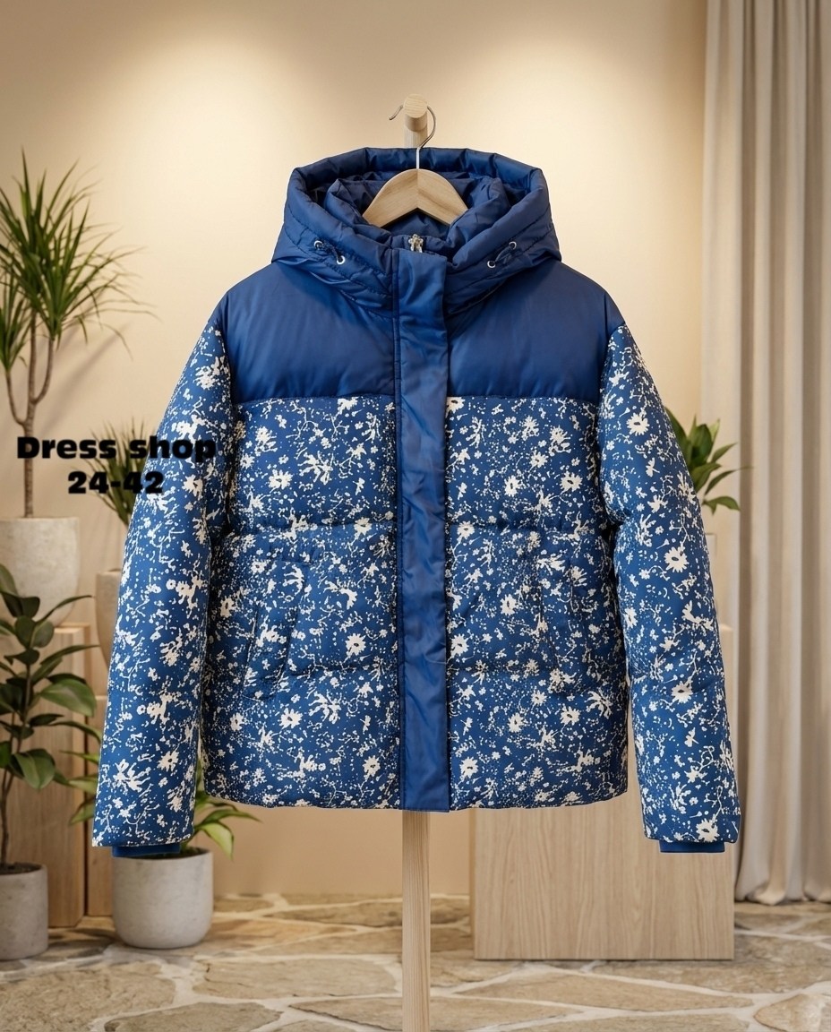 пуховик с принтом,куртка пуховик,женская зимняя куртка,женская куртка,пуховик