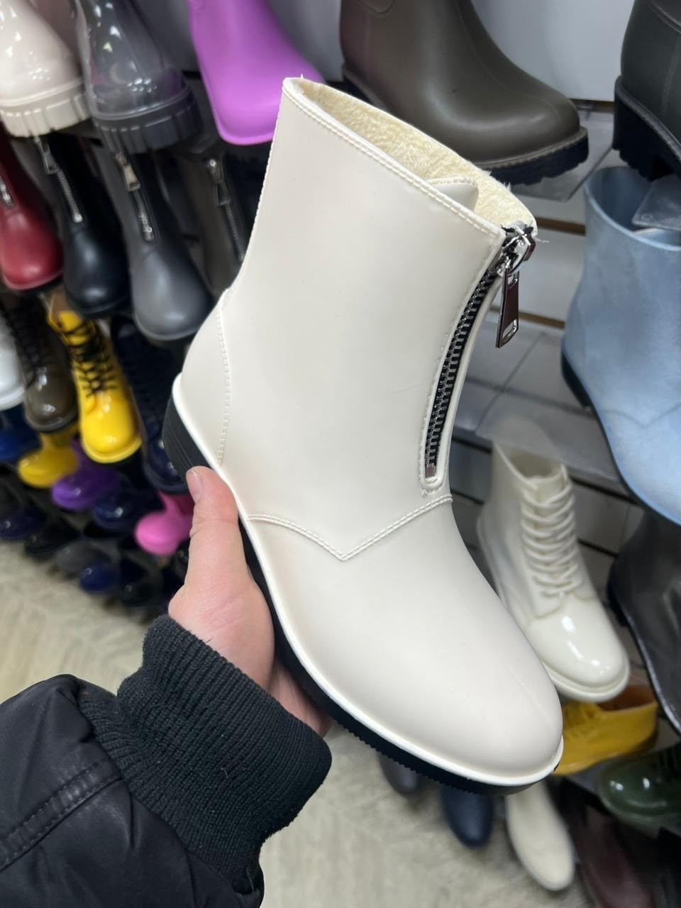 ,резиновые сапоги под замшу женские,женские резиновые сапоги,резиновые сапоги,короткие сапоги