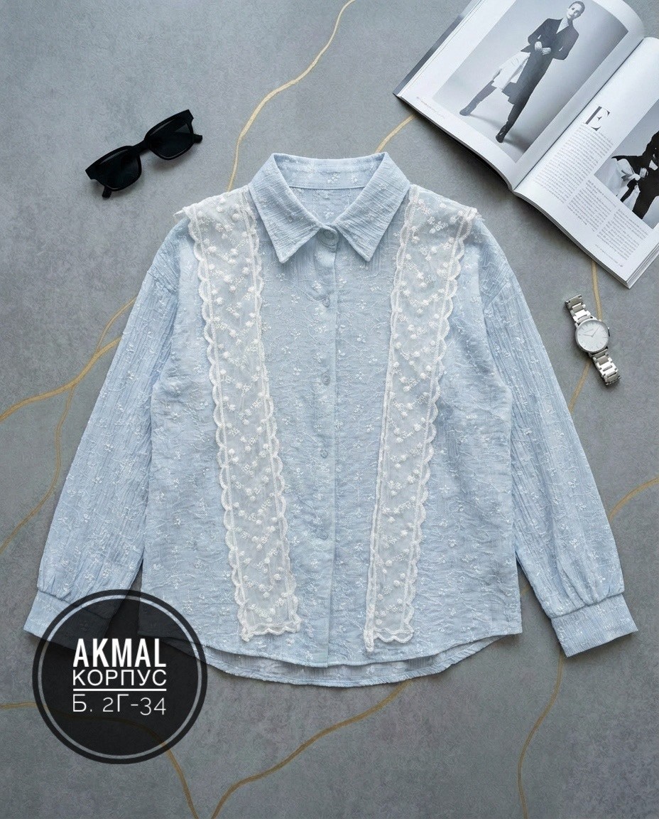 рубашка с кружевами,блузка голубая,рубашка блузка,женские блузки и рубашки,джинсовая блузка