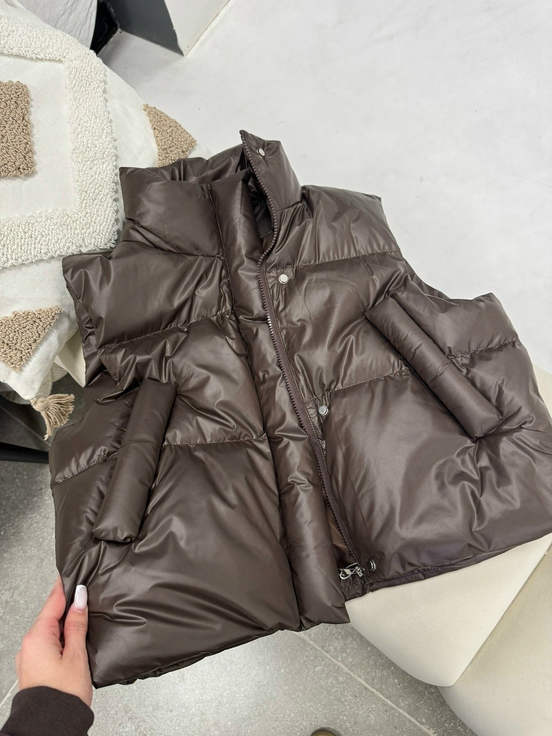 костюм женский,зимний костюм,жилет двусторонний,костюм мягкий,жилетка женская