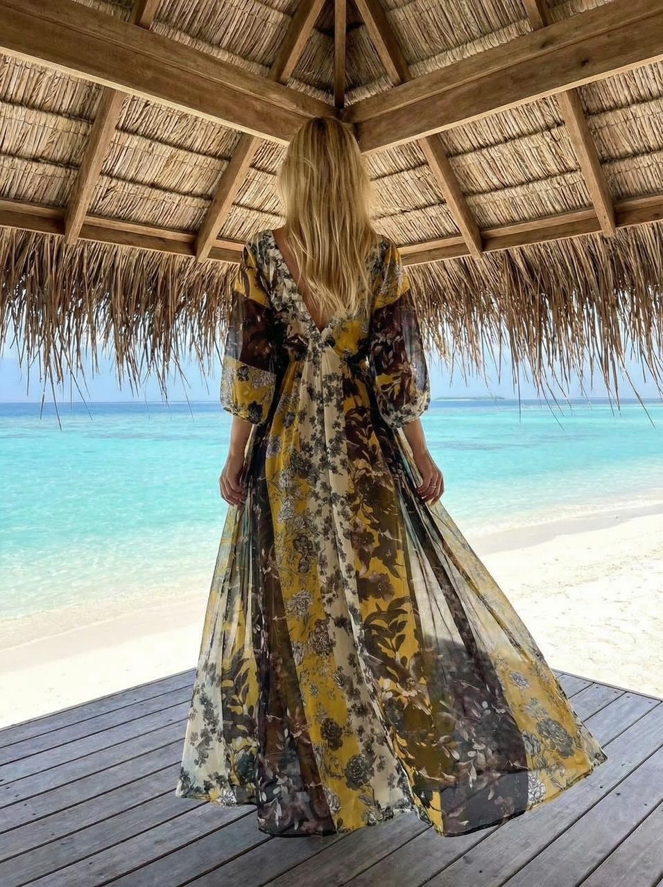 пляжная туника,пляжная шифоновая туника,длинные пляжные туники,платье пляжное,пляжная туника из шифона