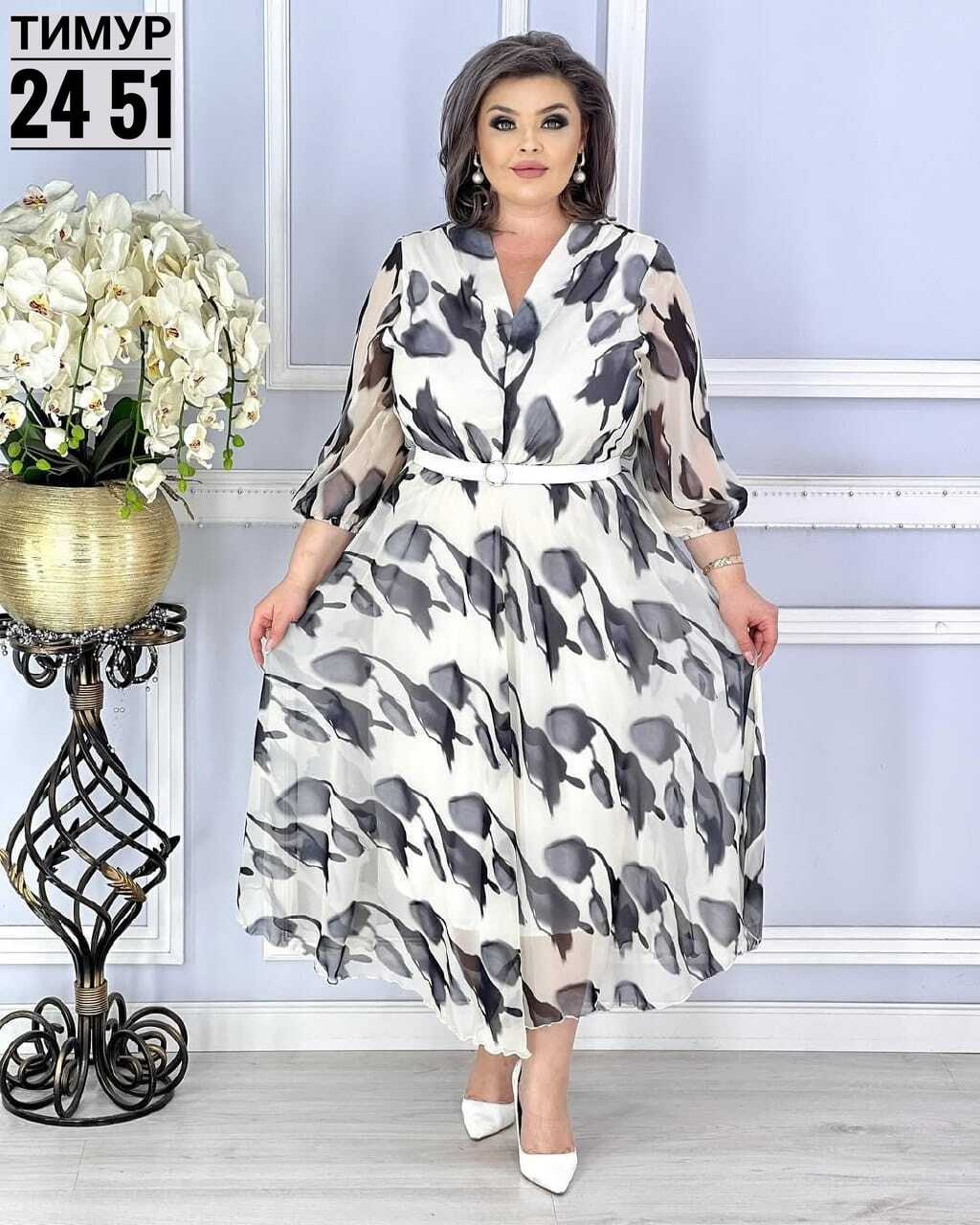 платье женская,женское платье больших размеров,платье большие размеры,ткань шифон,платья