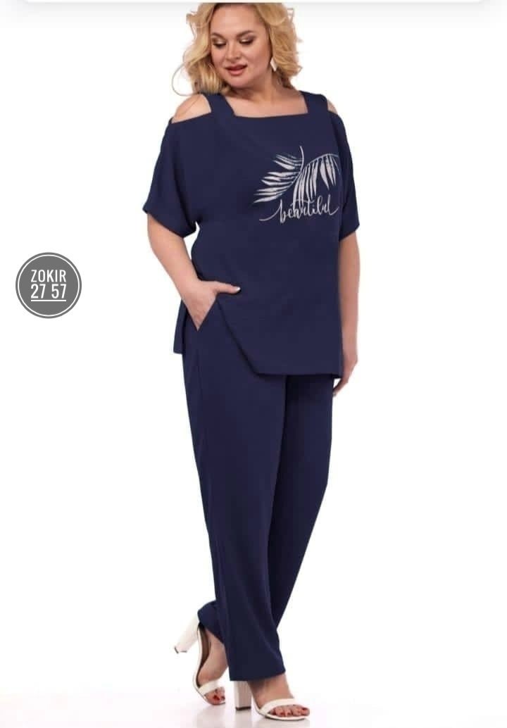 летний брючный костюм,костюм двойка женский летний брючный,женские костюмы больших размеров,брючный костюм к8499,костюм с брюками