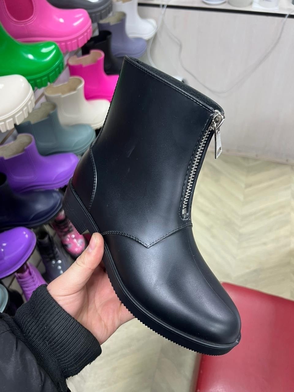 ,резиновые сапоги под замшу женские,женские резиновые сапоги,резиновые сапоги,короткие сапоги