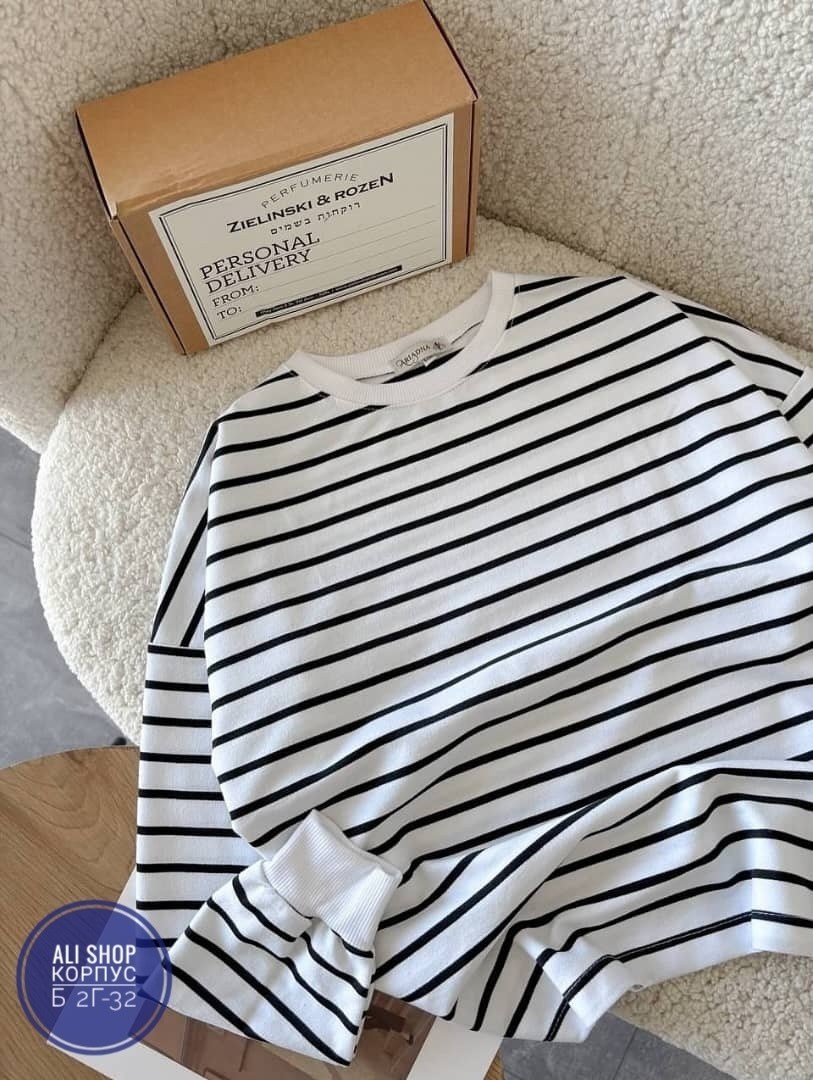 кофта женская,женская хлопковая толстовка в полоску,кофта в полоску,свитшот тельняшка женский,женский свитшот