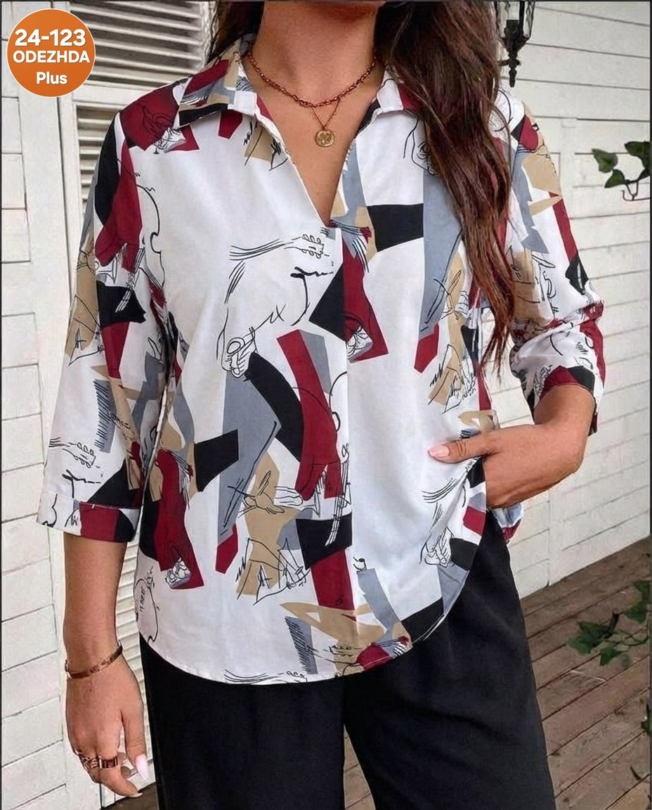 блузка женская,женская блуза,женские блузки и рубашки,блузка с принтом,рубашка женская