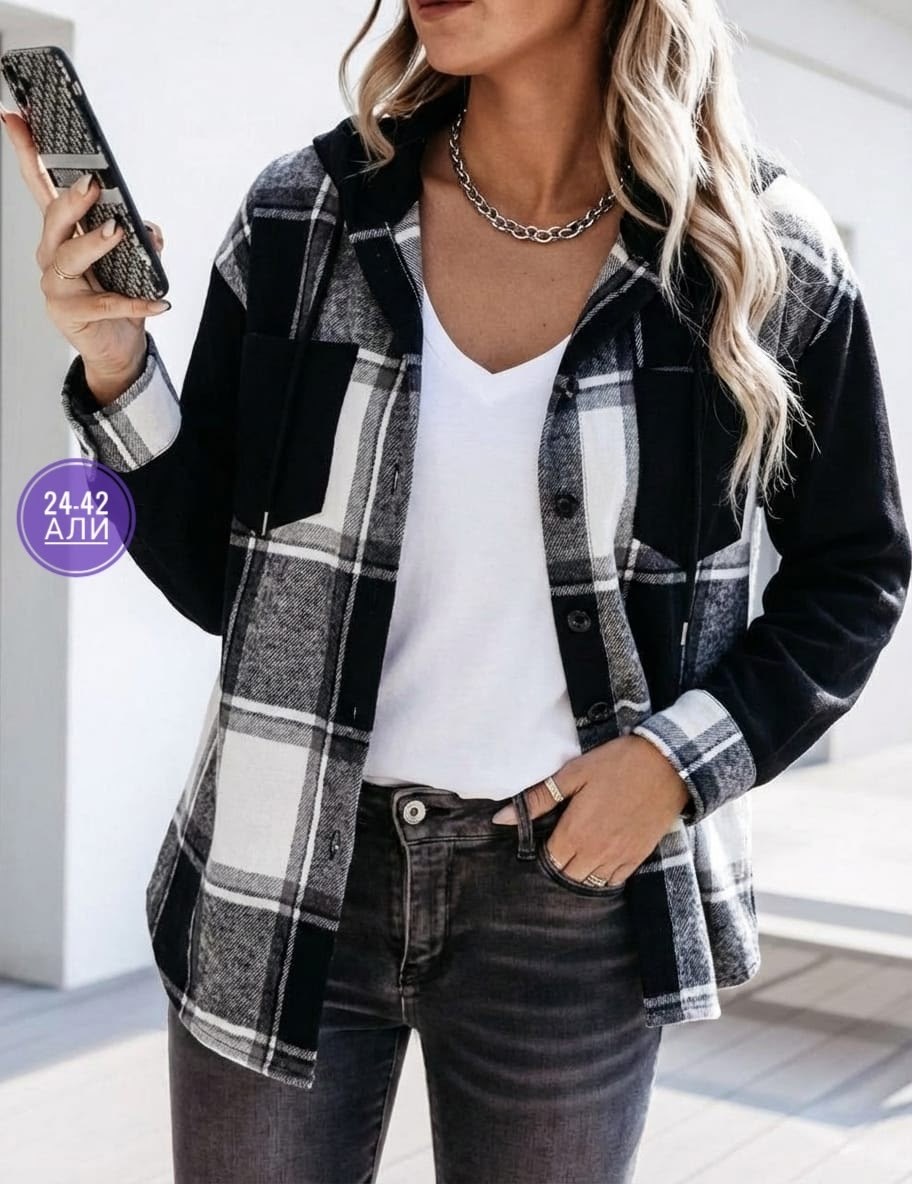 рубашка оверсайз теплая в клетку удлиненная amy store,рубашка женская в клетку оверсайз тёплая,удлиненная теплая рубашка оверсайз в клетку с капюшоном lady gina,теплая рубашка оверсайз в клетку с капю