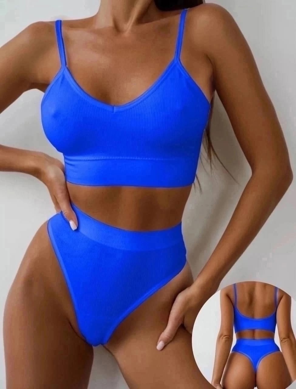 нижнее белье комплект бесшовный в рубчик,комплект белья женский топ+стринги,комплект белье бесшовный,комплект нижнего белья женский бесшовное,нижнее белье бесшовное комплект топ арт. 10598786