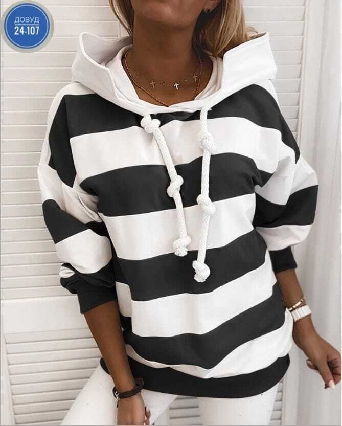 женская толстовка с капюшоном,толстовка женская,модная толстовка,модные толстовки с капюшоном,толстовка в полоску