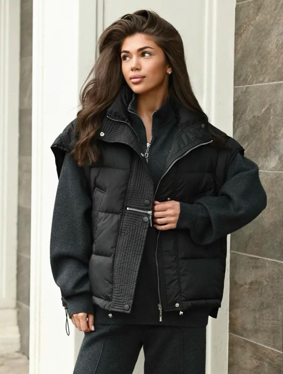 жилетка утепленная безрукавка,жилетка женская,жилетка,жилет стеганый,женский жилет