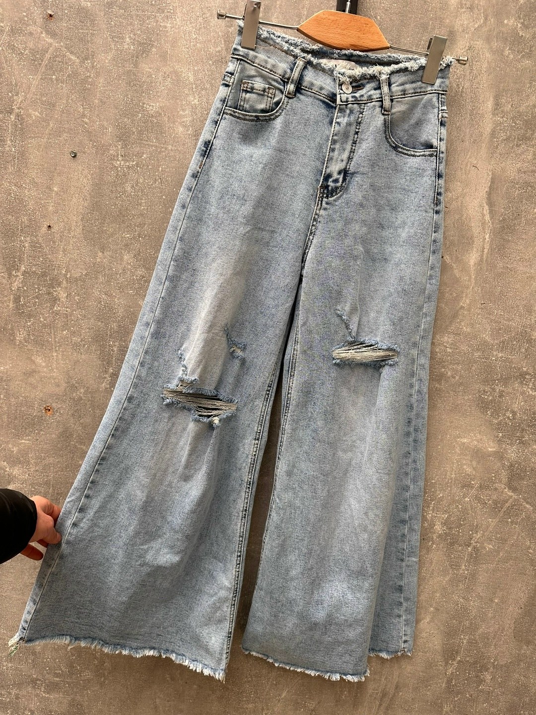 джинсы широкие,рваные широкие джинсы,женские джинсы широкие,женские свободные прямые широкие рваные мешковатые джинсы y2k с высокой талией,джинсы с широкими штанинами