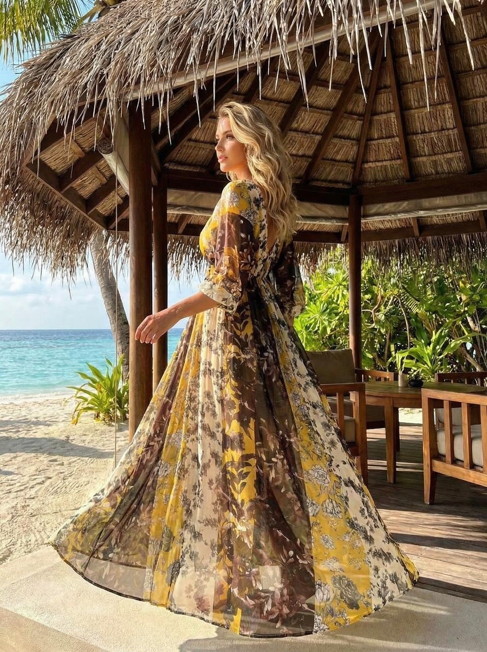 пляжная туника,пляжная шифоновая туника,длинные пляжные туники,платье пляжное,пляжная туника из шифона