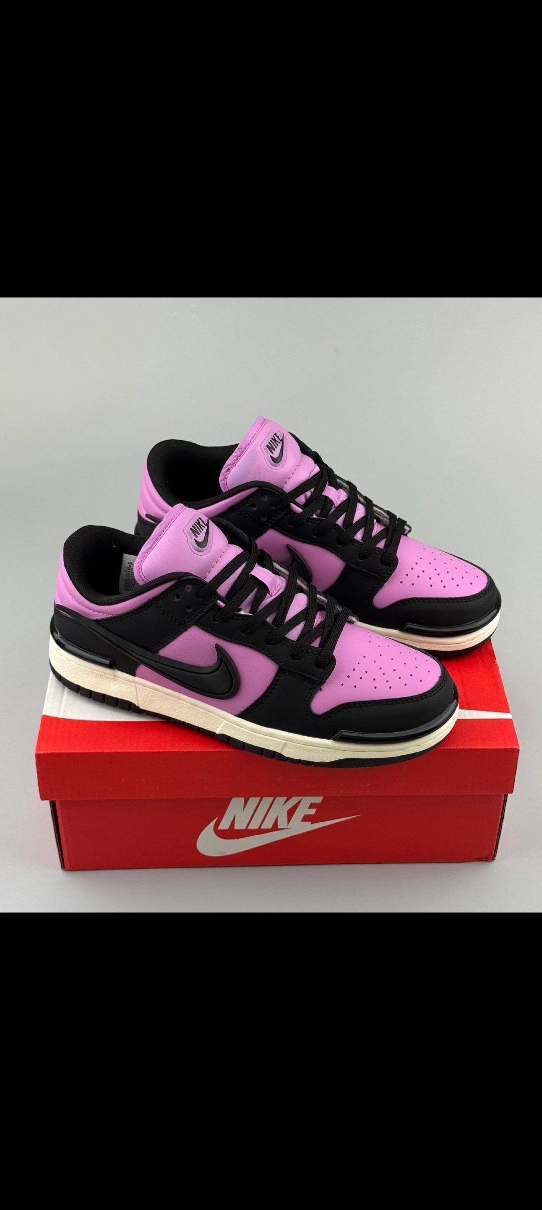 женские кроссовки nike dunk low,кроссовки для скейтбординга dunk унисекс с низким верхом черный/розовый nike,кастомизированные кроссовки nike dunk skateboard women's черный/розовый,кроссовки nike wmns