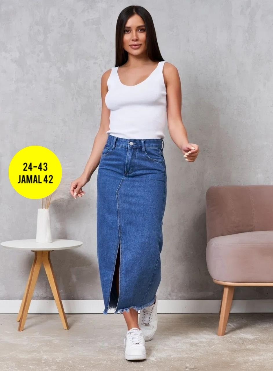 юбка джинсовая миди с разрезам,юбка джинсовая,юбка джинс,юбка джинсовая макси с разрезом спереди,юбка джинсовая женская