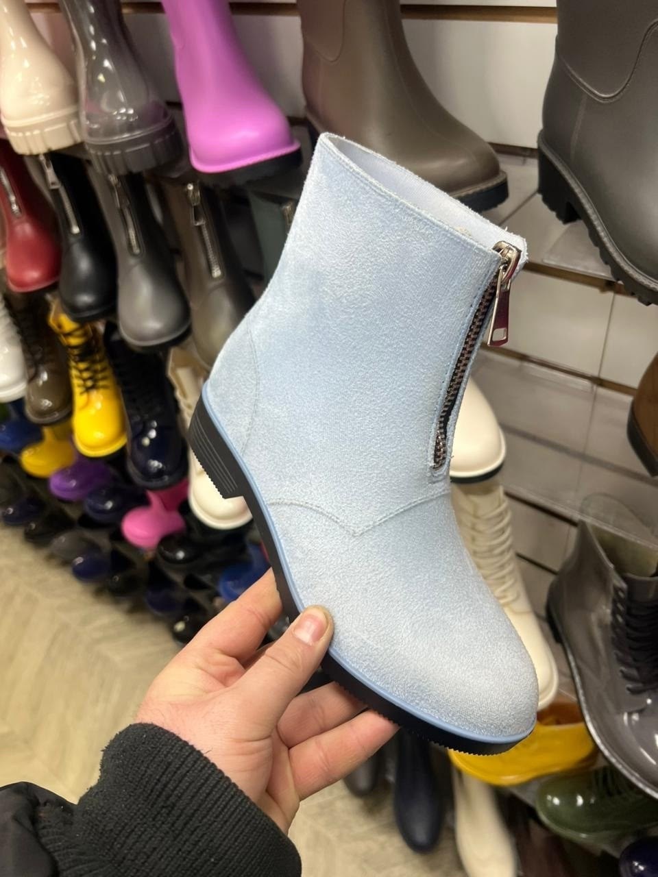,резиновые сапоги под замшу женские,женские резиновые сапоги,резиновые сапоги,короткие сапоги