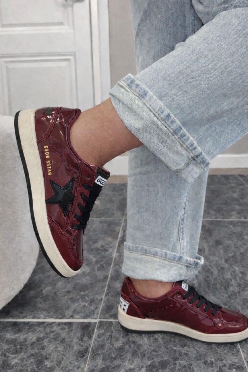кроссовки golden goose ball-star low белый красный,кроссовки golden goose superstar,кеды golden goose,кроссовки golden goose,