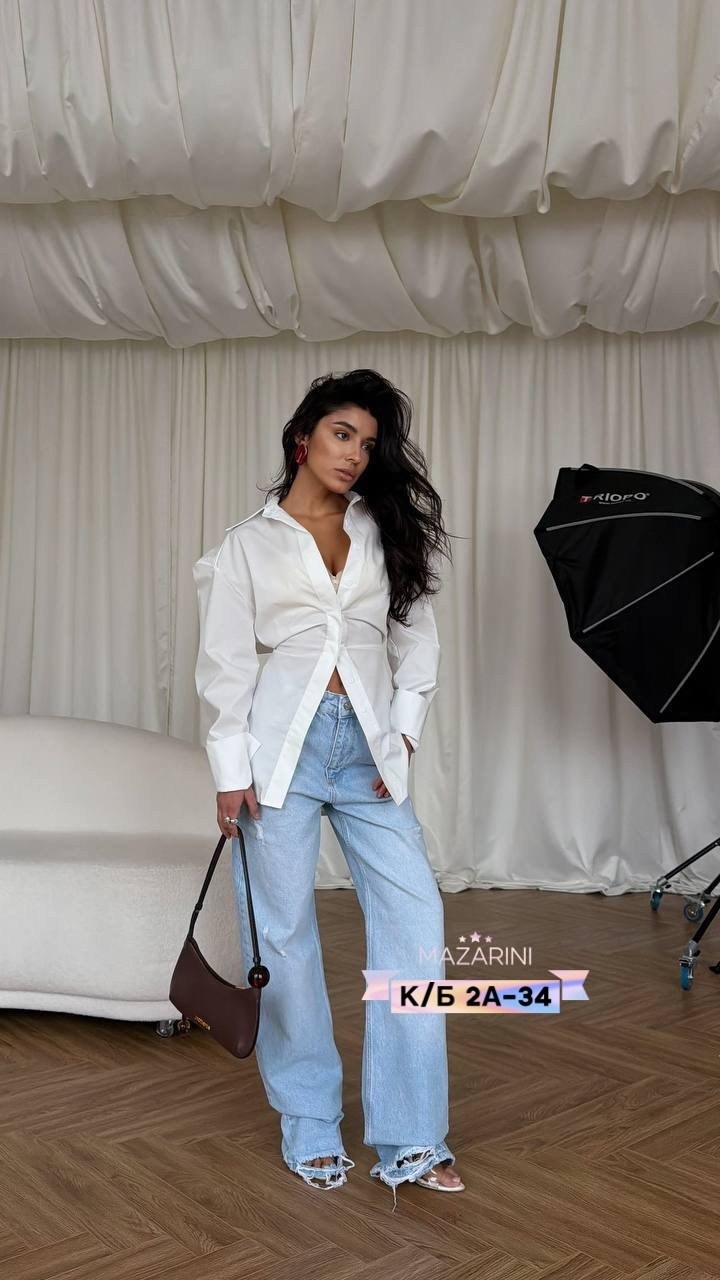 рубашка женская,белая рубашка женская,рубашка,рубашка хб,рубашка с завязками