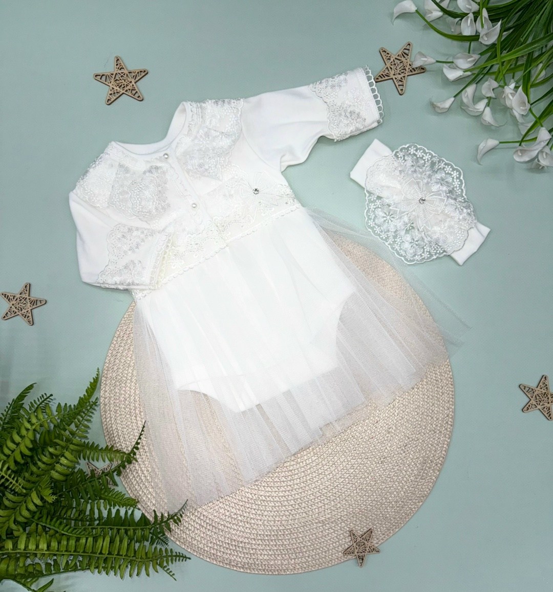 платье для новорожденного,платье для новорожденной девочки на выписку,нарядное платье,платье детская,платье комплект