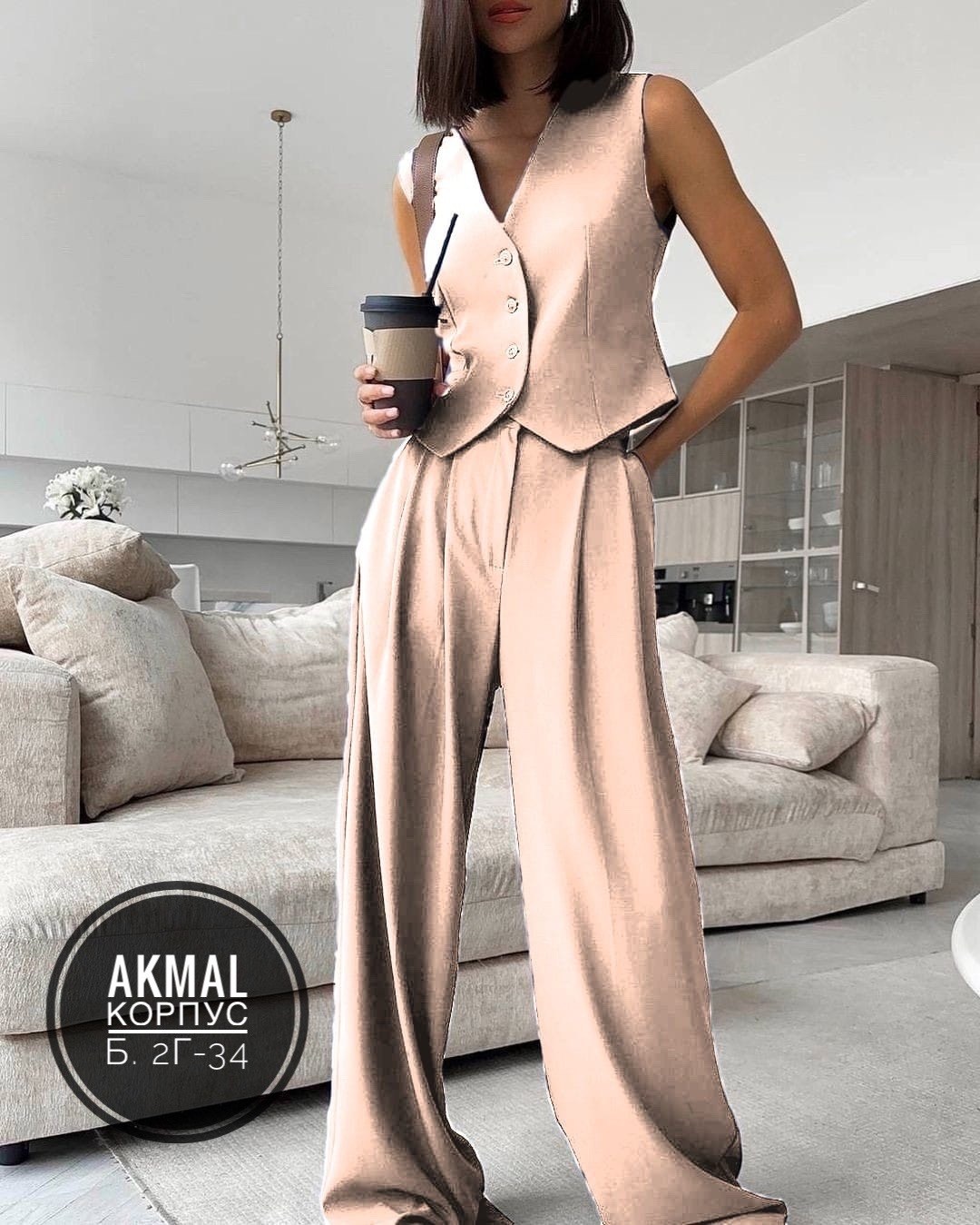 костюм женский летний,брючный костюм элегантный,брючный костюм,брючные костюмы женские,костюм с жилетом брючный женский